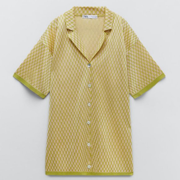 Nwt Zara Multi Jacquard Knit 